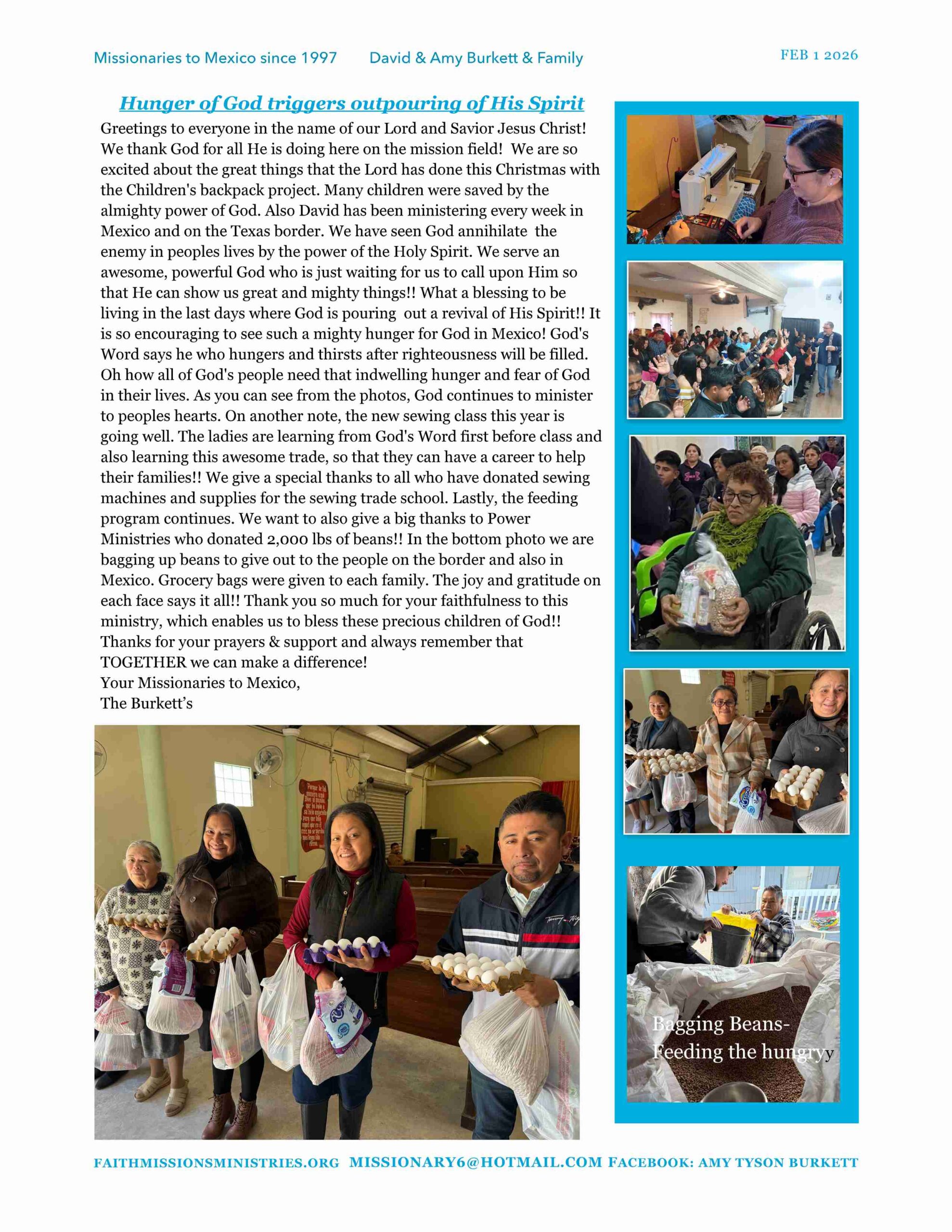 Newsletter back Feb. 2026 Faith Missions Ministries update