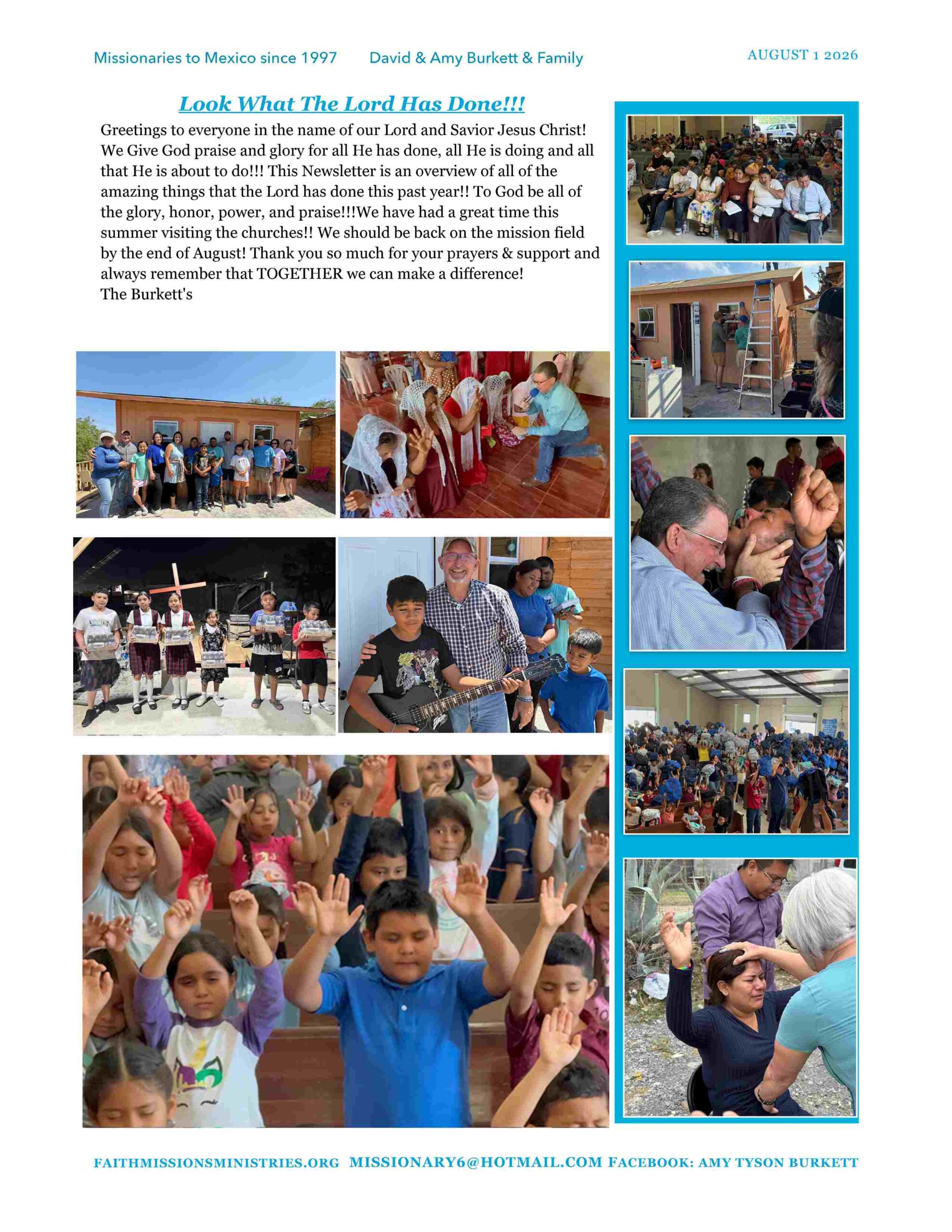 BACK Newsletter August 2026 Burkett Newsletter